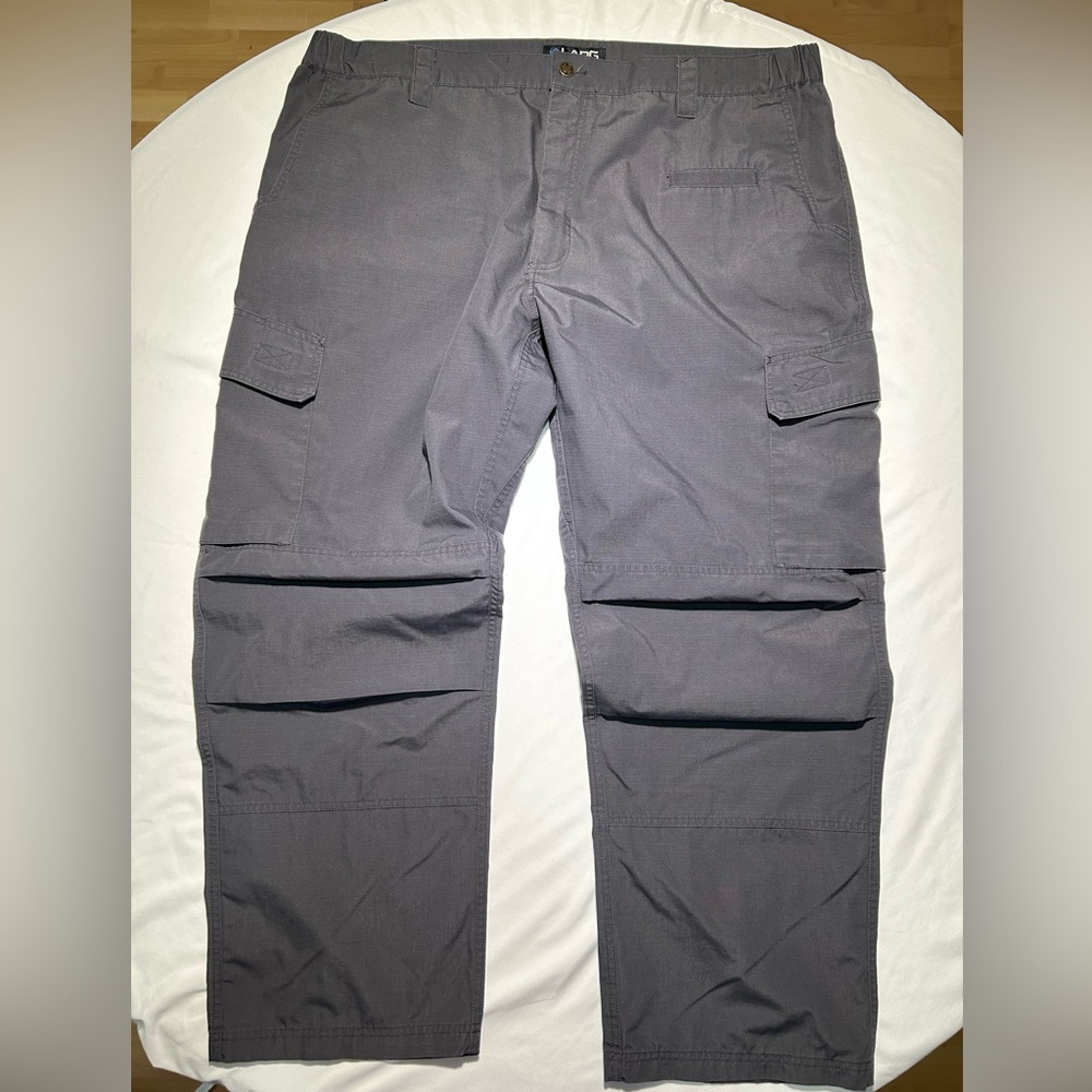 LA Police Gear 44x30 Urban Ops Tactical Gray Cargo Pants Ripstop LAPG